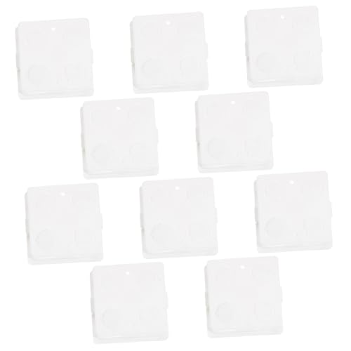 HOLIDYOYO 10 Stück Unterputz Steckdose Box Teiliges PVC Wandmontage Einfache Installation für Gipskarton und Holzdecken und Druckbeständig für Kabelmanagement Farbe von HOLIDYOYO