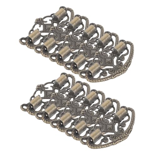 HOLIDYOYO 10 Stück Vintage Schrankgriffe Teiliges aus Robustem Legierungsmetall Antike Kommodengriffe mit Abgerundeten Kanten Korrosionsbeständig Installieren für Möbel Kleiderschränke von HOLIDYOYO