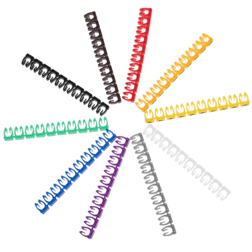 HOLIDYOYO 100 Stück Clip Kabelmarkierungsrohre Bunte Nummern für Elektroinstallation zur Kabelorganisation und Identifikation Kompatibel mit Mm² bis Mm² Kabeln HOLIDYOYO 100 Stück Clip Kabelmarkierungsrohre Bunte Nummern für Elektroinstallation zur Kabelorganisation und Identifikation Kompatibel mit Mm² bis Mm² Kabeln von HOLIDYOYO