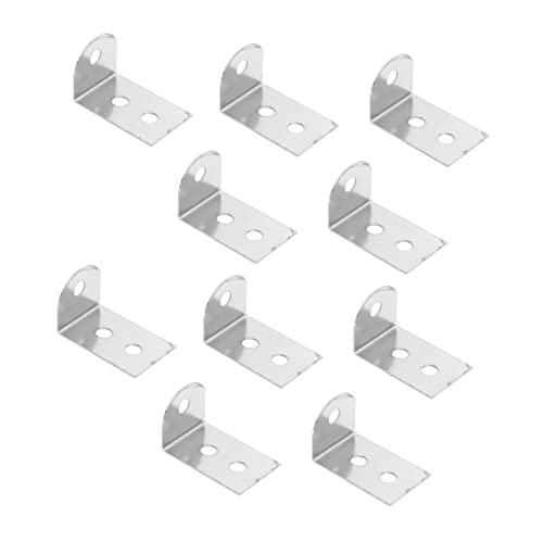 HOLIDYOYO 100 Stück Eckwinkel Halterung Metall Stabiler Eckbeschlag für Bilderrahmen und für Heim und Gartenprojekte Einfache Installation Rostfrei HOLIDYOYO 100 Stück Eckwinkel Halterung Metall Stabiler Eckbeschlag für Bilderrahmen und für Heim und Gartenprojekte Einfache Installation Rostfrei von HOLIDYOYO
