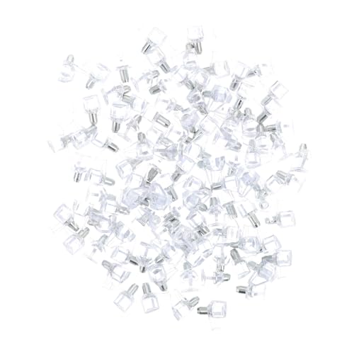 HOLIDYOYO 100 Stück Teiliges Möbel Regalbodenträger aus Robustem Material Langlebige Einlegebodenhalter für Schränke Vitrinen Bücherregale Einfach zu Montieren Transparent für Küchen HOLIDYOYO 100 Stück Teiliges Möbel Regalbodenträger aus Robustem Material Langlebige Einlegebodenhalter für Schränke Vitrinen Bücherregale Einfach zu Montieren Transparent für Küchen von HOLIDYOYO