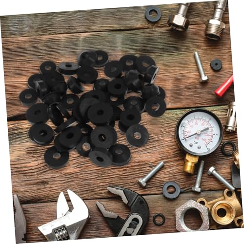 HOLIDYOYO 106 Stück Teiliges Unterlegscheiben Langlebigem Gummi für Wasserhahnreparatur Vielseitige Dichtungen in Frostsichere Ersatzteile für Außenwasserhahn und Sanitärinstallationen HOLIDYOYO 106 Stück Teiliges Unterlegscheiben Langlebigem Gummi für Wasserhahnreparatur Vielseitige Dichtungen in Frostsichere Ersatzteile für Außenwasserhahn und Sanitärinstallationen von HOLIDYOYO