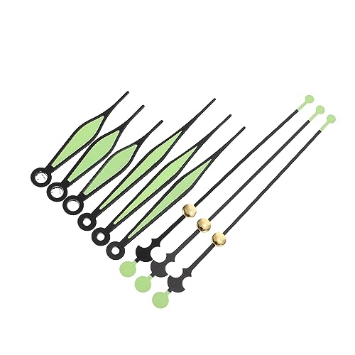 HOLIDYOYO 10Sätze DIY Uhrzeiger Teilig Nachtleuchtende Taktzeiger Für Wanduhr Reparatur Uhrwerk Ersatz Kit Für DIY Projekte Einfache Installation Und Langlebige von HOLIDYOYO