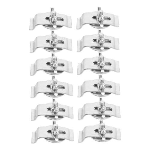 HOLIDYOYO 12 Sätze Teiliges Edelstahl Unterbau spülbecken Clips Set Verstellbare Befestigungsklammern für Küchenspülen und Waschbecken Einfache Installation ohne Bohren Wasserfeste von HOLIDYOYO
