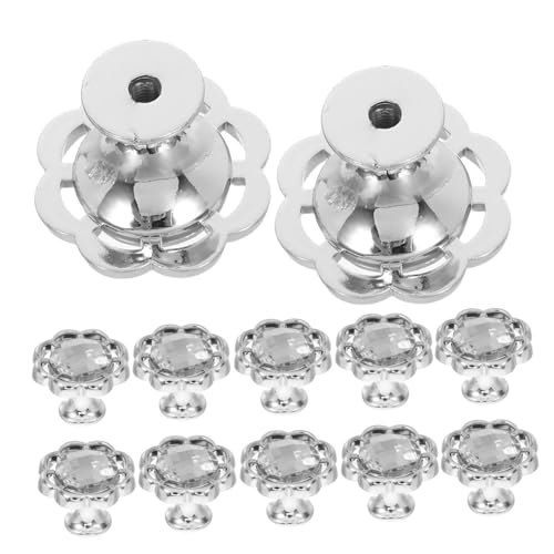HOLIDYOYO 12 Stück Luxus-garderobenknöpfe: Blumenförmige Strassknöpfe – Moderne Griffe Mit Schrauben Für Küchenschränke, Kommoden Und Kleiderschränke HOLIDYOYO 12 Stück Luxus-garderobenknöpfe: Blumenförmige Strassknöpfe – Moderne Griffe Mit Schrauben Für Küchenschränke, Kommoden Und Kleiderschränke von HOLIDYOYO