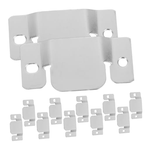 HOLIDYOYO 12 Stück Sofaverbinder Ecksofa Haken Verbindungsteil Sofa Couch Sektionsverbinder Sektionscouch Verbinder Sektionsmöbel Verbinderstift Silber Edelstahl von HOLIDYOYO