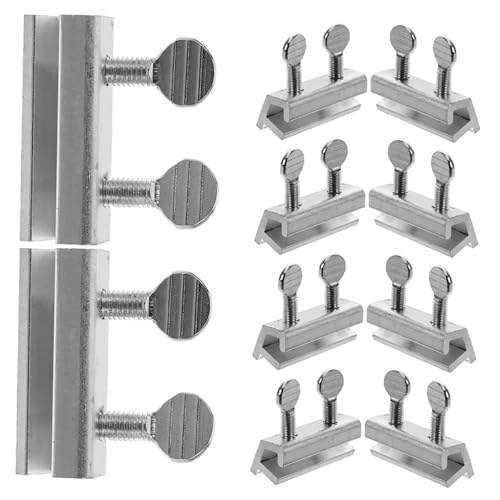 HOLIDYOYO 12 Stück Teiliges Aluminium Fenster Sicherheits Schloss mit Doppelöffnung Verstellbarer Schiebefenster Stopper Kindersicherung für Wohn und Bürofenster Einbruchschutz und Sichere HOLIDYOYO 12 Stück Teiliges Aluminium Fenster Sicherheits Schloss mit Doppelöffnung Verstellbarer Schiebefenster Stopper Kindersicherung für Wohn und Bürofenster Einbruchschutz und Sichere von HOLIDYOYO