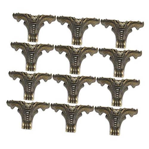 HOLIDYOYO 12 Stück Teiliges Möbelbeine aus Legierung Robuste und Dekorative Möbel und Schmuckboxfüße Große Tigerklauen Design Geeignet für Sofas Stühle Holz und Geschenkboxen von HOLIDYOYO