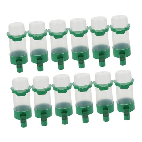 HOLIDYOYO 12 Stück Teiliges Vogelwassertränke Automatischer Wasserspender mit Großem Fassungsvermögen Leicht zu Reinigen Geeignet für Wellensittiche Papageien Tauben Vogelkäfig Zubehör HOLIDYOYO 12 Stück Teiliges Vogelwassertränke Automatischer Wasserspender mit Großem Fassungsvermögen Leicht zu Reinigen Geeignet für Wellensittiche Papageien Tauben Vogelkäfig Zubehör von HOLIDYOYO