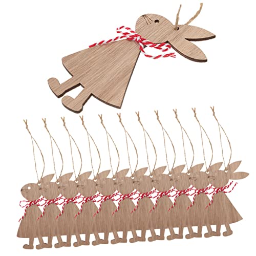 HOLIDYOYO 12stücke Osterhasen Dekoration Für Ostern Hängende Ornamente Robustem Material Kreative Festtagsdeko Für Baum Und Zuhause von HOLIDYOYO