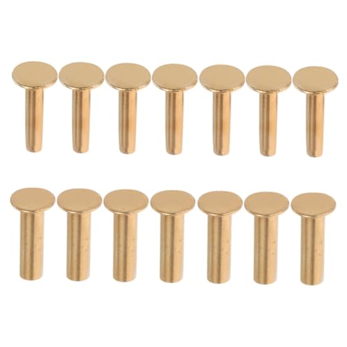 HOLIDYOYO 14 Paare Messergriff Nieten aus Edelstahl DIY Reparatur Schraubnieten für Küchenmesser Stabile Befestigung und Verbesserter Griffkomfort für Haushaltsmesser und Besteck Geeignet von HOLIDYOYO