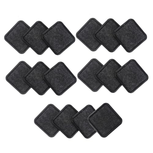 HOLIDYOYO 16Stücke Möbelstopper Caster Cups Antirutsch Bodenschützer für Stühle und Sofas Rutschfestes Design für Glatte und Holzoberflächen von HOLIDYOYO