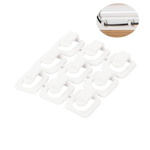HOLIDYOYO 18 Stück Teiliges Kabelclips Selbstklebend Kabelhalter Weiß Kabelorganizer für Schreibtisch USB Ladekabel Ladegeräte Audiokabel Kabelmanagement Einfache Installation von HOLIDYOYO