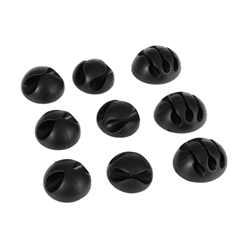 HOLIDYOYO 18 Stück Teiliges Kabelorganizer für Schreibtisch Kabelclips Schwarz Einloch Zweiloch und Dreiloch Halterungen für Tv PC und Laptop für Aufgeräumtes Zuhause oder Büro HOLIDYOYO 18 Stück Teiliges Kabelorganizer für Schreibtisch Kabelclips Schwarz Einloch Zweiloch und Dreiloch Halterungen für Tv PC und Laptop für Aufgeräumtes Zuhause oder Büro von HOLIDYOYO