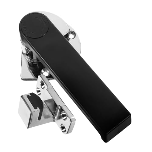 HOLIDYOYO 1Satz Robuster Gefrierschrank Türriegel Metall Kühlertürgriff Verstellbar für Dampferschränke und Andere Haushaltsgeräte Installieren Glatte Oberfläche von HOLIDYOYO