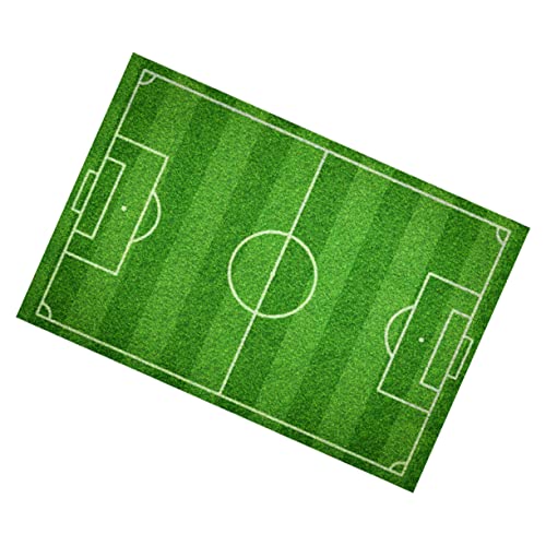 HOLIDYOYO 1stück rutschfeste Fußballfeld Fußmatte Design Für Badezimmer Und Eingangsbereich Antirutsch Bodenmatte Hochwertige Verarbeitung Komfortabel Und von HOLIDYOYO