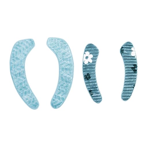 HOLIDYOYO 2 Paare Toilettensitzbezüge Waschbare Wc Sitzauflage Weichem Hautfreundlicher Toilettensitzring Blau Klein Groß für Jahreszeiten von HOLIDYOYO