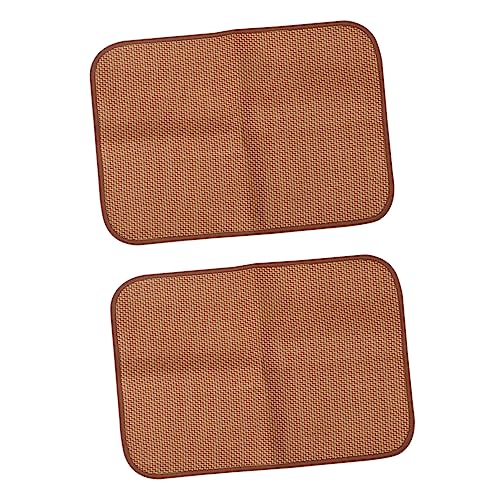 HOLIDYOYO 2 Stück Sommer Hundematte Atmungsaktive Kühlmatte Für Rattan Schlafmatte 50x65cm Für Und Reisen Für Haustiere Geeignet von HOLIDYOYO