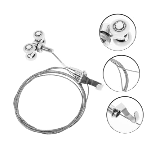 HOLIDYOYO 2 Sätze Edelstahl Bildaufhängeseil Teilig Verstellbare Stabile Drahtseile mit Haken und Seilrolle Langlebig Rostfrei Geeignet für Innen und Außenbereich Vielseitig für Rahmen HOLIDYOYO 2 Sätze Edelstahl Bildaufhängeseil Teilig Verstellbare Stabile Drahtseile mit Haken und Seilrolle Langlebig Rostfrei Geeignet für Innen und Außenbereich Vielseitig für Rahmen von HOLIDYOYO