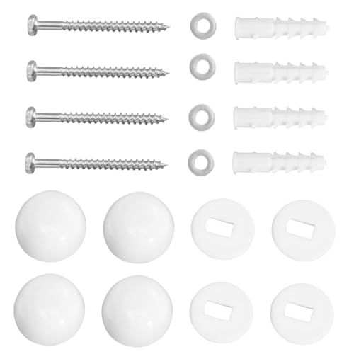HOLIDYOYO 2 Sätze Toilettenschrauben Robust für Wc befestigung mit Edelstahl und Eisen Schrauben Einfache Montage Langlebig Praktisches Ersatz schraubenset für Badezimmer HOLIDYOYO 2 Sätze Toilettenschrauben Robust für Wc befestigung mit Edelstahl und Eisen Schrauben Einfache Montage Langlebig Praktisches Ersatz schraubenset für Badezimmer von HOLIDYOYO