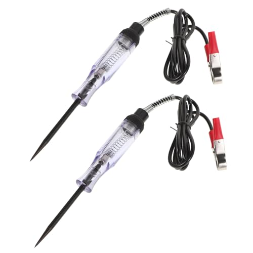 HOLIDYOYO 2 Stück Automobil Spannungsprüfer Stift Kompakter Elektrischer Prüflampe Pen für Fahrzeug Schaltkreise Präzise Spannungsdiagnose Leicht Tragbar für Kfz Reparatur und Vielseitigen HOLIDYOYO 2 Stück Automobil Spannungsprüfer Stift Kompakter Elektrischer Prüflampe Pen für Fahrzeug Schaltkreise Präzise Spannungsdiagnose Leicht Tragbar für Kfz Reparatur und Vielseitigen von HOLIDYOYO