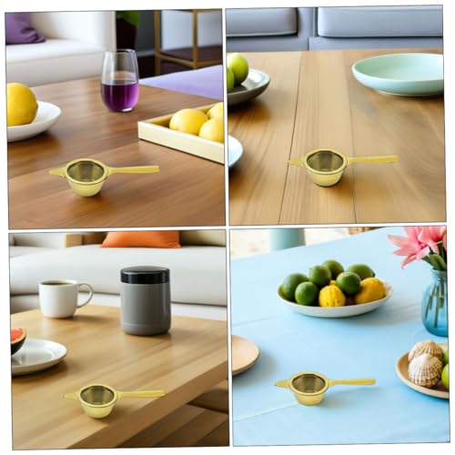 HOLIDYOYO 2 Stück Edelstahl Teesieb Feines Mesh Teefilter für Losen Tee und Matcha Präzise Filtration Kompaktes Design Leicht und Reisegeeignet für Zuhause und Büro von HOLIDYOYO
