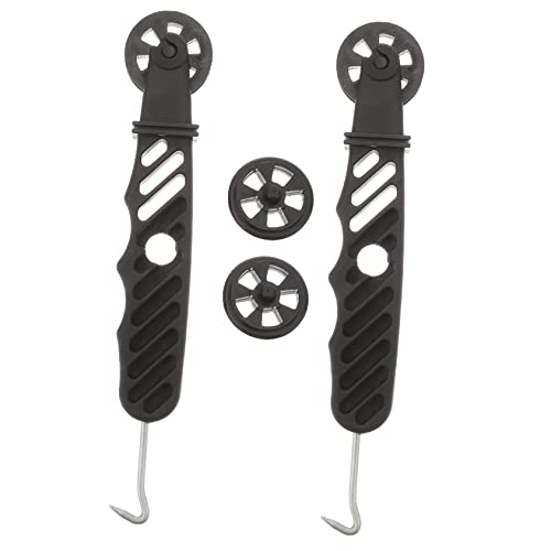 HOLIDYOYO 2 Stück Fensterbildschirm Rollwerkzeug mit Haken und Langlebiges Installationstool für Fensterbildschirme Geeignet für Verschiedene Montagearten von HOLIDYOYO