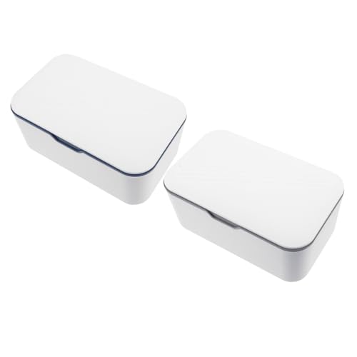 HOLIDYOYO 2 Stück Feuchttücherbox für Tragbar Staubdicht mit Deckel Aufbewahrungsbox für Unterwegs Hause Praktische Reisebox für Feuchttücher und Blau HOLIDYOYO 2 Stück Feuchttücherbox für Tragbar Staubdicht mit Deckel Aufbewahrungsbox für Unterwegs Hause Praktische Reisebox für Feuchttücher und Blau von HOLIDYOYO
