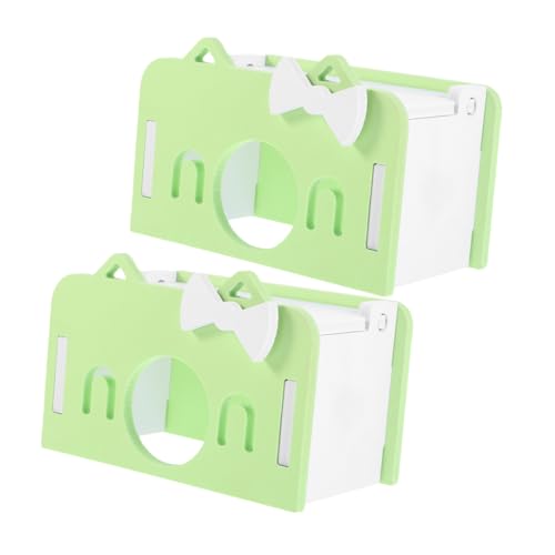 HOLIDYOYO 2 Stück Kleines Meerschweinchen Versteck aus Robustem PVC Niedliches Hamsterhaus Versteck mit Langlebigem Design Komfortables Kuschelnest und Dekoratives Kleintierversteck für HOLIDYOYO 2 Stück Kleines Meerschweinchen Versteck aus Robustem PVC Niedliches Hamsterhaus Versteck mit Langlebigem Design Komfortables Kuschelnest und Dekoratives Kleintierversteck für von HOLIDYOYO