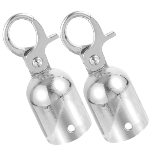 HOLIDYOYO 2 Stück Kordelstopper mit Haken Endkappen für Seile Elegantes Design Einfache Installation für Dekoration und Fixierung Einkaufszentren Hotels und Kinos HOLIDYOYO 2 Stück Kordelstopper mit Haken Endkappen für Seile Elegantes Design Einfache Installation für Dekoration und Fixierung Einkaufszentren Hotels und Kinos von HOLIDYOYO