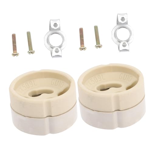 HOLIDYOYO 2 Stück Lampenfassung mit Halterung Deckenleuchte Sockel Ersatz für Kronleuchter Wandlampen Vielseitig und Langlebig für Küche Schlafzimmer Esszimmer Bar HOLIDYOYO 2 Stück Lampenfassung mit Halterung Deckenleuchte Sockel Ersatz für Kronleuchter Wandlampen Vielseitig und Langlebig für Küche Schlafzimmer Esszimmer Bar von HOLIDYOYO