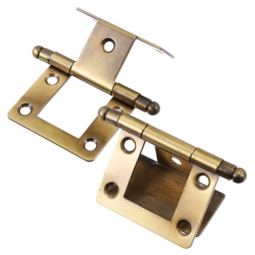 HOLIDYOYO 2 Stück Möbel scharniere aus Robustem Metall Rostfrei Langlebig Cupboard Hinge für Schranktüren Cabinet Door Hinge Geeignet für Möbel Werkzeugkisten und Kleiderschränke von HOLIDYOYO