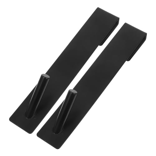 HOLIDYOYO 2 Stück Multifunktionale Wandhaken für Glastüren Kein Bohren Abnehmbarer Handtuch und Hut Hänger Schwarz für Badezimmer und Küche HOLIDYOYO 2 Stück Multifunktionale Wandhaken für Glastüren Kein Bohren Abnehmbarer Handtuch und Hut Hänger Schwarz für Badezimmer und Küche von HOLIDYOYO