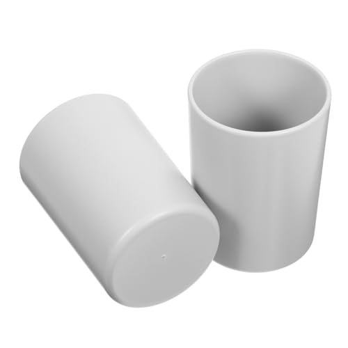 HOLIDYOYO 2 Stück Unzerbrechlicher Zahnputzbecher aus Bpa Freiem Material Mundspülbecher für Badezimmer Zahnbürstenhalter und Reisebecher Runder Becher mit Modernem Design HOLIDYOYO 2 Stück Unzerbrechlicher Zahnputzbecher aus Bpa Freiem Material Mundspülbecher für Badezimmer Zahnbürstenhalter und Reisebecher Runder Becher mit Modernem Design von HOLIDYOYO