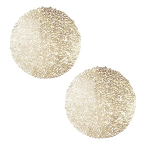 HOLIDYOYO Ausgehöhltes Tischset Set Mit PVC-becherunterlagen Elegante Wärmedämmmatten Für Esstisch Und Heimdekoration von HOLIDYOYO