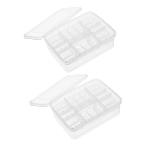 HOLIDYOYO 2 Stück Reptilien Eier Brutkasten mit Fächern Transparente Inkubatorbox für Gecko Schlange Wiederverwendbar Leicht zu Reinigen Praktische Lagerung Thermometer von HOLIDYOYO