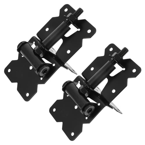 HOLIDYOYO 2 Stück Scharniere für Gartentore Robuste Torbeschläge Metall für Holzzäune Verstellbar Selbstschließend und Langlebig für DIY Projekte im Garten HOLIDYOYO 2 Stück Scharniere für Gartentore Robuste Torbeschläge Metall für Holzzäune Verstellbar Selbstschließend und Langlebig für DIY Projekte im Garten von HOLIDYOYO