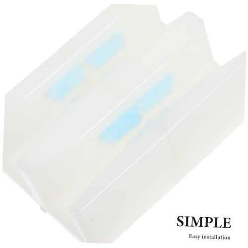 HOLIDYOYO 2 Stück Schiebetür Bodenführung Weiß mit Integriertem Schallschutz Präzise Positionierung für Rahmenlose Glas duschtüren Einfache Montage und Hohe Stoßdämpfung für Geräuschlosen HOLIDYOYO 2 Stück Schiebetür Bodenführung Weiß mit Integriertem Schallschutz Präzise Positionierung für Rahmenlose Glas duschtüren Einfache Montage und Hohe Stoßdämpfung für Geräuschlosen von HOLIDYOYO