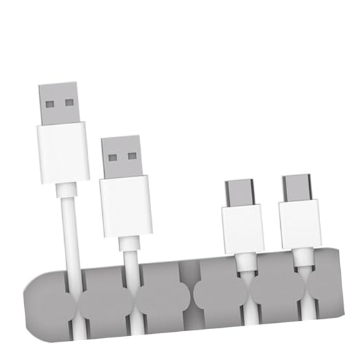 HOLIDYOYO 2 Stück Selbstklebender Kabelhalter mit Slots Silikon Kabelmanager für Schreibtisch und Wand Kabelbefestigung für Ladekabel USB Audiokabel für Büro und Zuhause und Schwarz HOLIDYOYO 2 Stück Selbstklebender Kabelhalter mit Slots Silikon Kabelmanager für Schreibtisch und Wand Kabelbefestigung für Ladekabel USB Audiokabel für Büro und Zuhause und Schwarz von HOLIDYOYO