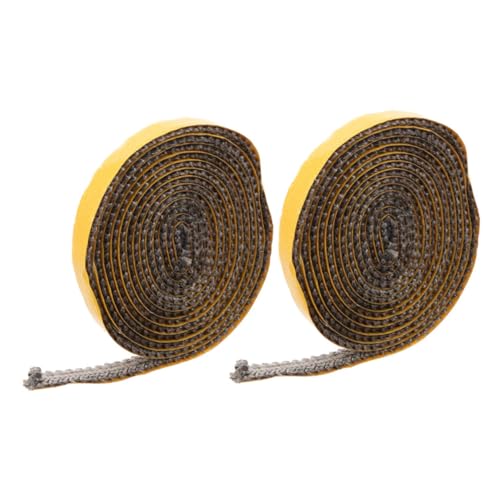 HOLIDYOYO 2 Stück Selbstklebendes Glasfaser Dichtungsband Hitzebeständig Flaches Ofendichtungsband für Holzofen und Kaminöfen zur Effizienten Luftdichtung und Einfacher Montage HOLIDYOYO 2 Stück Selbstklebendes Glasfaser Dichtungsband Hitzebeständig Flaches Ofendichtungsband für Holzofen und Kaminöfen zur Effizienten Luftdichtung und Einfacher Montage von HOLIDYOYO