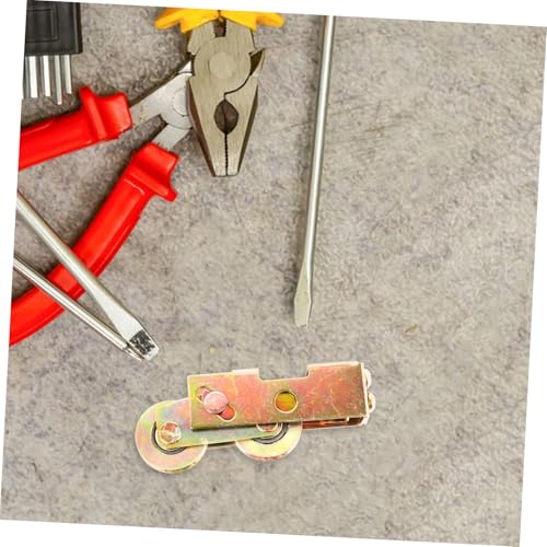 HOLIDYOYO 2 Stück Stahlkugel Lager Laufrollen für Schiebetüren Schrank Fenster Langlebige Metallrollen mit Hoher Tragfähigkeit Geräuscharm Korrosionsbeständig Geeignet für Schienenmontage von HOLIDYOYO