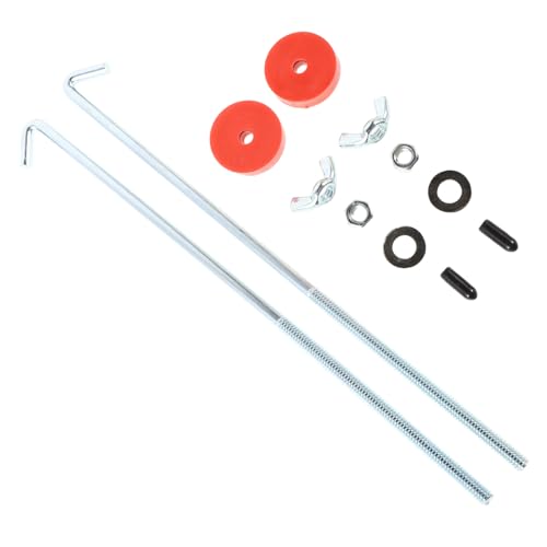 HOLIDYOYO 2 Stück Teiliges Batteriehalterungs kit mit Verschleißfesten Metallbolzen und Verstellbaren Gewindestangen Zuverlässige Halterung für Pkw und Lkw Batterien Sicheres Fixieren gegen von HOLIDYOYO