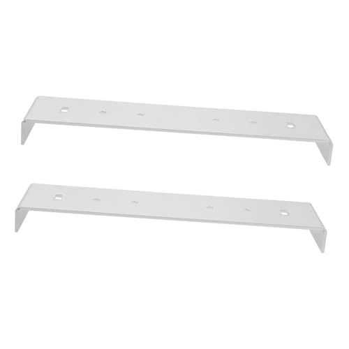 HOLIDYOYO 2 Stück Teiliges Briefkasten Montage Reparatur Metall Befestigungswinkel für Bodenbreite Stabile Halterung Vielseitig Kompatibel für Verschiedene Briefkastenmodelle Langlebig und von HOLIDYOYO