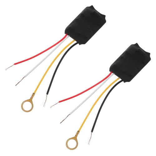HOLIDYOYO 2 Stück Teiliges DIY Touch Steuermodul Schalter und Sicherer Schrumpfschlauchausführung für Schreibtischlampen Einfache Installation Robustes Lampen touch steuerungsset von HOLIDYOYO