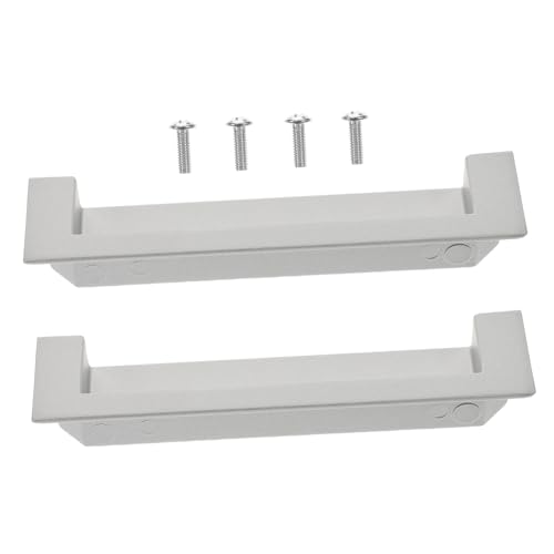 HOLIDYOYO 2 Stück Teiliges Eingelassene Schrankgriffe aus Zinklegierung Verdeckte Möbelknöpfe Ergonomisch Platzsparendes Design Geeignet für Schranktüren Kleiderschränke und Schiebetüren von HOLIDYOYO