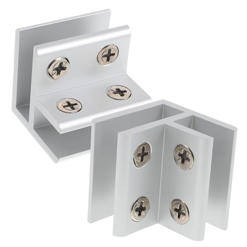 HOLIDYOYO 2 Stück Teiliges Glas Klemmhalter für Glasplatten Rostfreie Möbelhalterung für Glasgeländer Regalbefestigung mit Rutschfester Gummipolsterung und Verstellbarer Schraube HOLIDYOYO 2 Stück Teiliges Glas Klemmhalter für Glasplatten Rostfreie Möbelhalterung für Glasgeländer Regalbefestigung mit Rutschfester Gummipolsterung und Verstellbarer Schraube von HOLIDYOYO