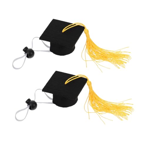 HOLIDYOYO 2 Stück Teiliges Haustier Abschlusskostüm Set mit Elastischer Gelber Quaste Waschbarem Doktorhut für Hunde und Katzen Party und Fotorequisiten für Abschlussfeiern und Besondere HOLIDYOYO 2 Stück Teiliges Haustier Abschlusskostüm Set mit Elastischer Gelber Quaste Waschbarem Doktorhut für Hunde und Katzen Party und Fotorequisiten für Abschlussfeiern und Besondere von HOLIDYOYO