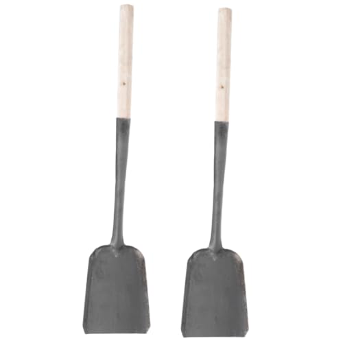HOLIDYOYO 2 Stück Teiliges Kamin Ascheschaufel Langem Holzgriff Robuste Hand schaufeln aus Hochwertigem Material zum Sicheren Reinigen von Ofen Grill und Feuerstelle HOLIDYOYO 2 Stück Teiliges Kamin Ascheschaufel Langem Holzgriff Robuste Hand schaufeln aus Hochwertigem Material zum Sicheren Reinigen von Ofen Grill und Feuerstelle von HOLIDYOYO
