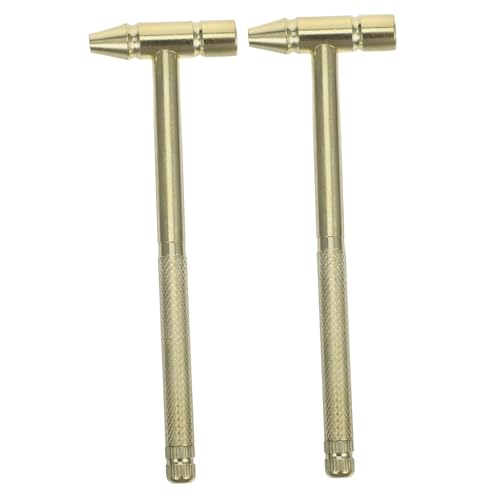 HOLIDYOYO 2 Stück Teiliges Multifunktions Mini Hammer Messing Kopf Reparaturwerkzeug Präzisions Schraubendreher für Uhren Handy Reparatur und Feinarbeiten von HOLIDYOYO