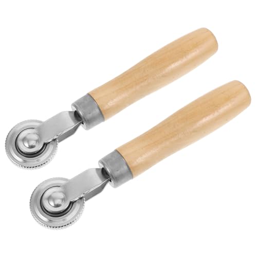 HOLIDYOYO 2 Stück Teiliges Reifenreparatur rollerset mit Ergonomischem Holzgriff Tragbar und Leicht für Auto Motorrad Fahrradreifen Zuverlässiges Werkzeug zur Effektiven und Luftentfernung von HOLIDYOYO